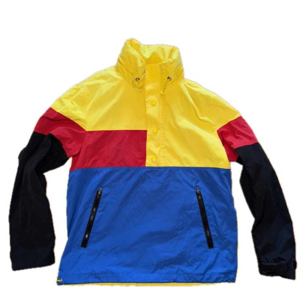 Forever 21 Men's Yellow Jacket rain coat wind breaker